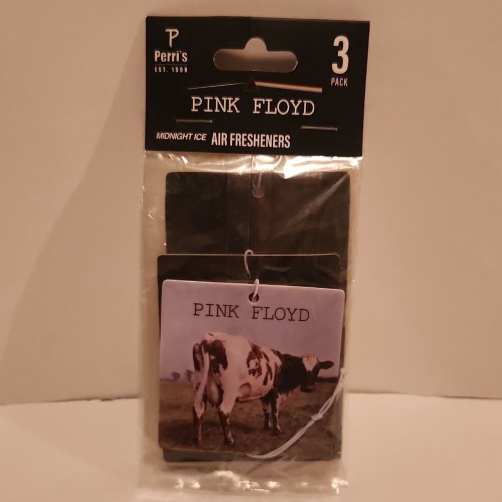 Unisex Perri's Pink Floyd Air Fresheners One Size Black White Car/Home